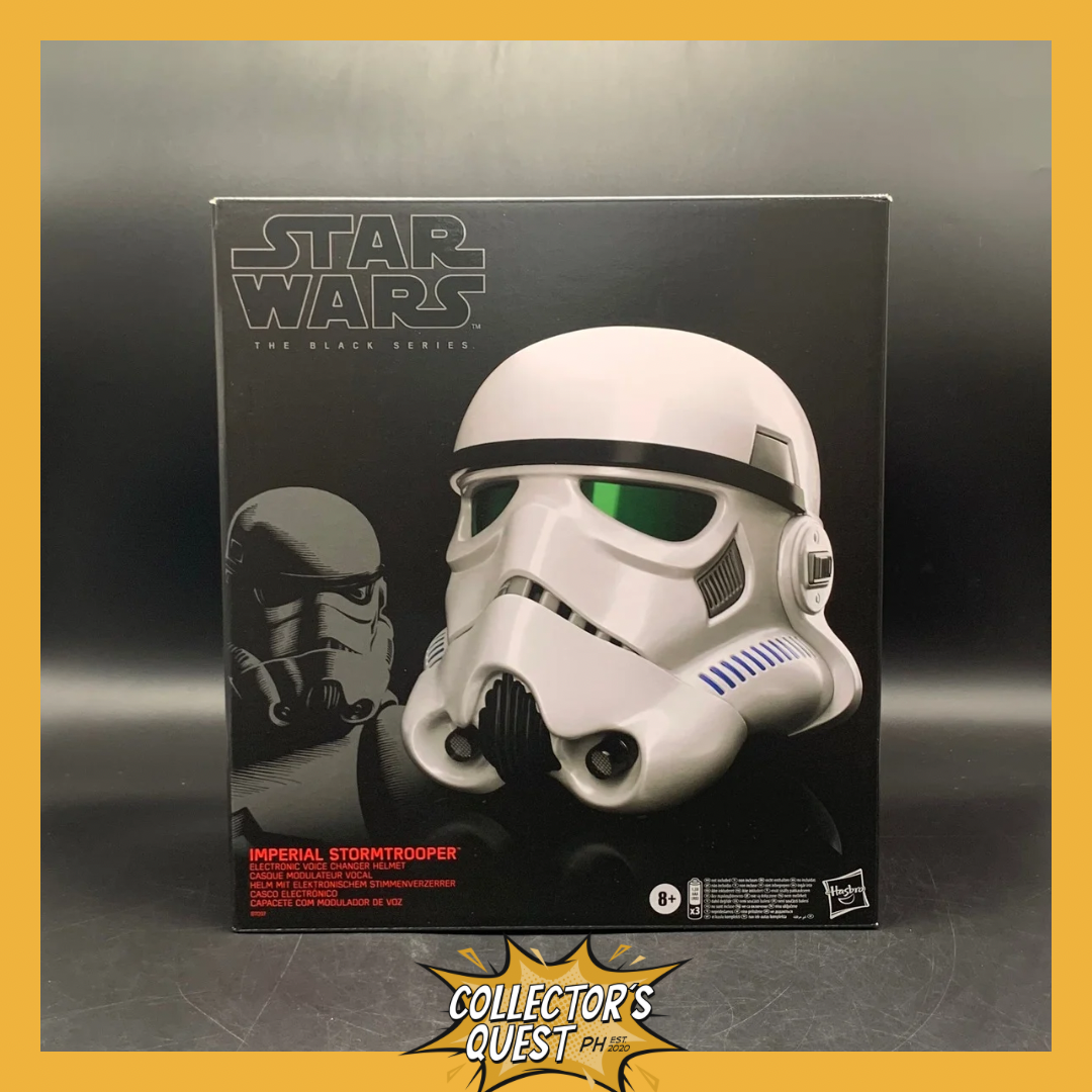 (IN STOCK) Star Wars The Black Series Imperial Stormtrooper Premium Electronic Helmet