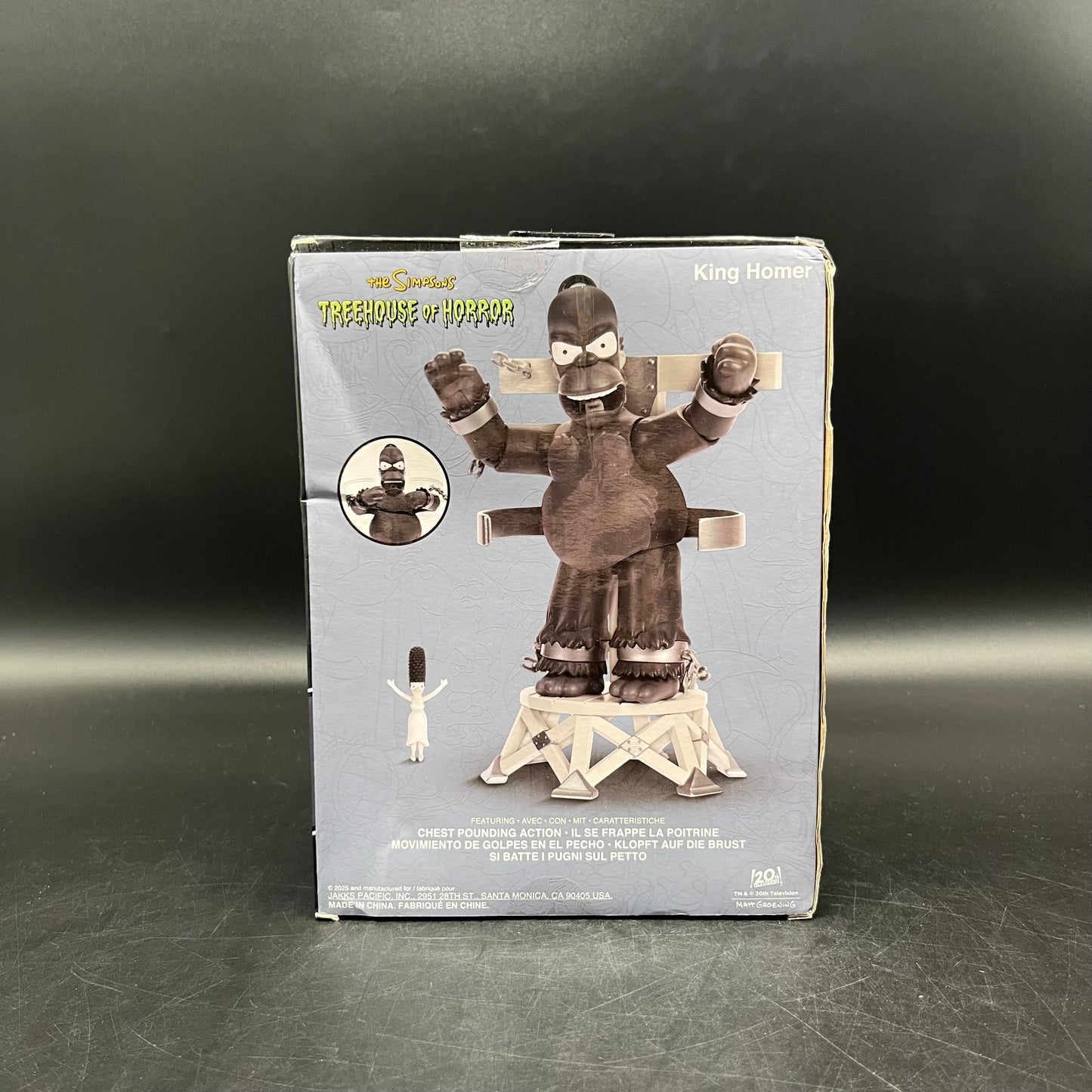 (IN STOCK) Jakks Pacific The Simpsons Treehouse of Horror King Homer Figure