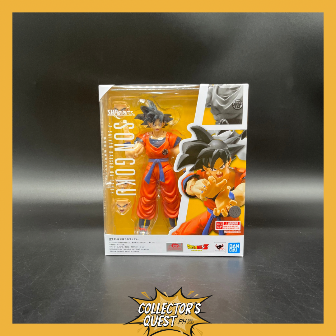 (IN STOCK) Bandai Shfiguarts Dragon Ball Z Son Goku -A Saiyan Raised on Earth Action Figure