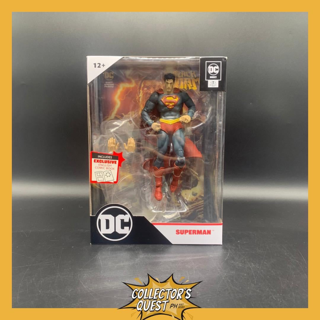 (IN STOCK) DC Direct Page Puncher Black Adam Superman Action Figure