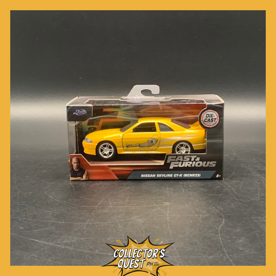 (IN STOCK) JADA TOYS 1:32 Scale Fast & Furious 1995 Nissan Skyline GTR (R33) Diecast Vehicle