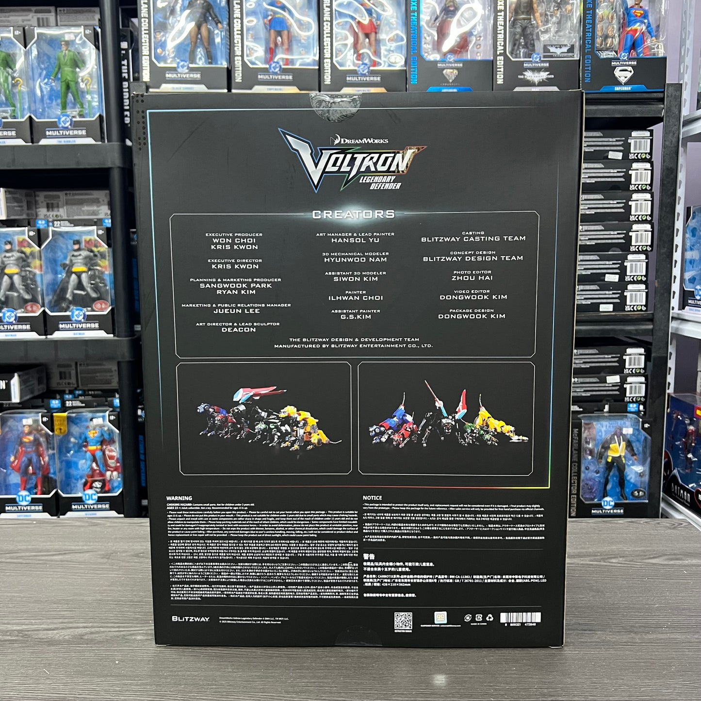 (IN STOCK) (REGULAR EDITION) BLITZWAY Voltron Legendary Defender Dreamworks Carbotix BW-CA-11302