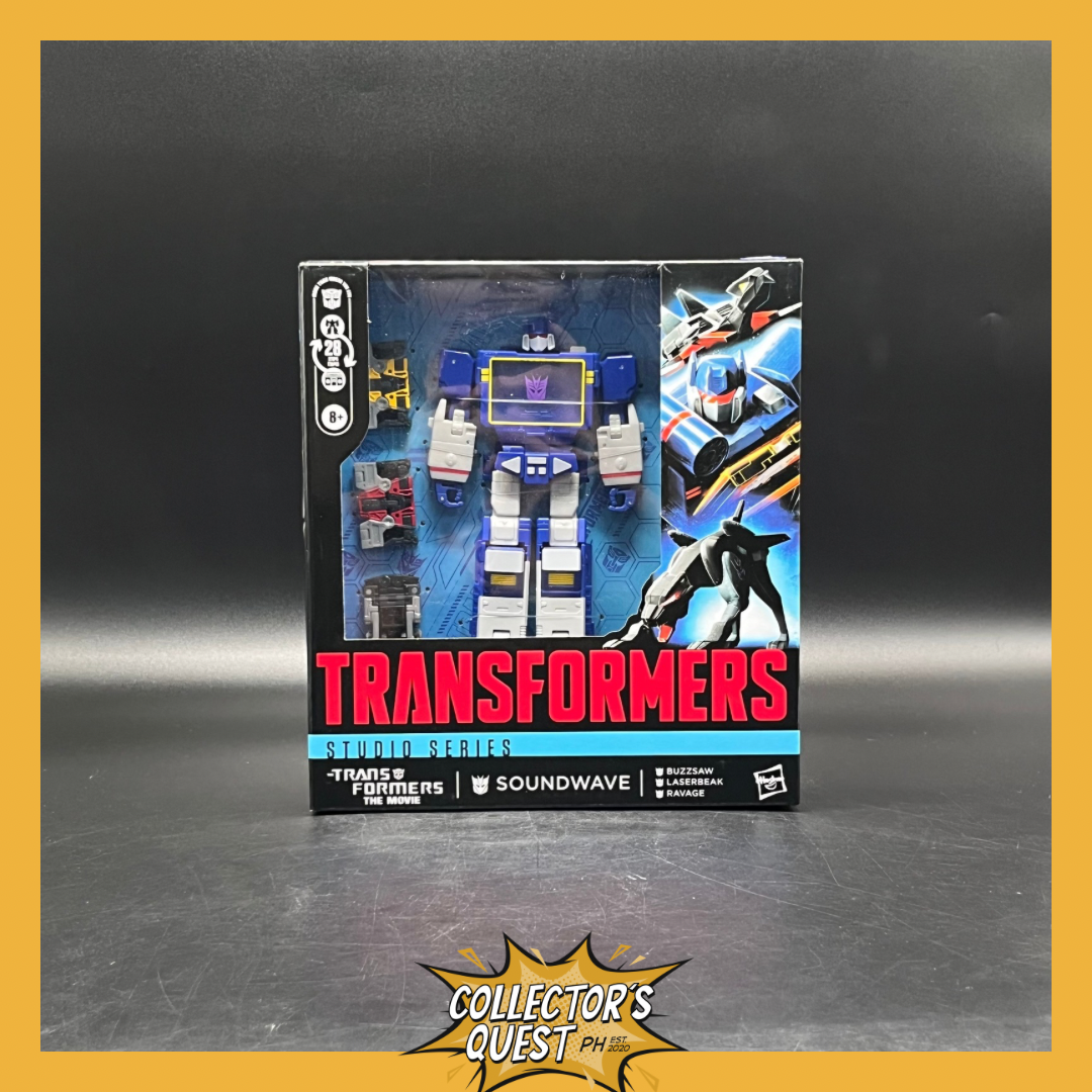 (IN STOCK) Transformers Studio Series 86 Leader Class The Movie Soundwave