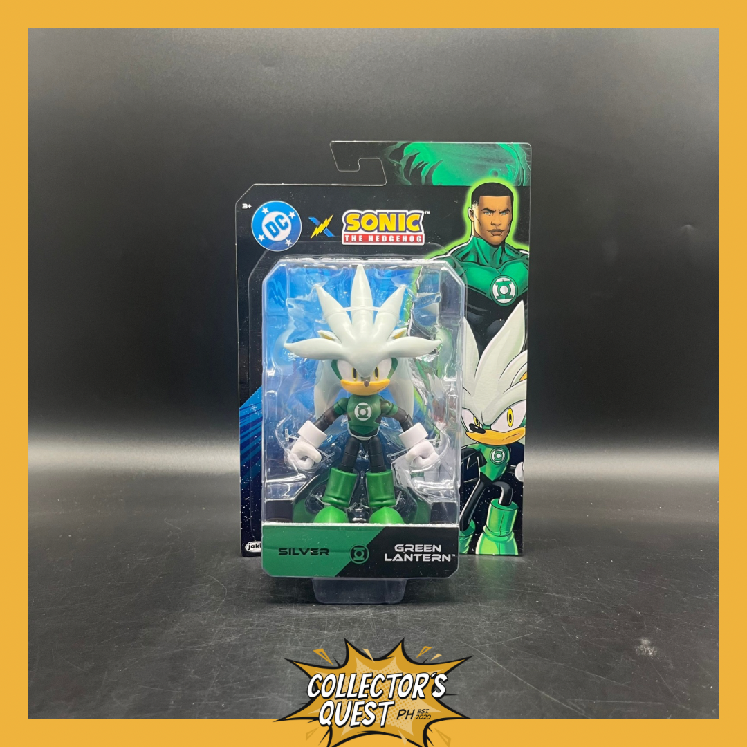 (IN STOCK) Jakks Pacific Sonic x DC: 5in Silver x Green Lantern Figure