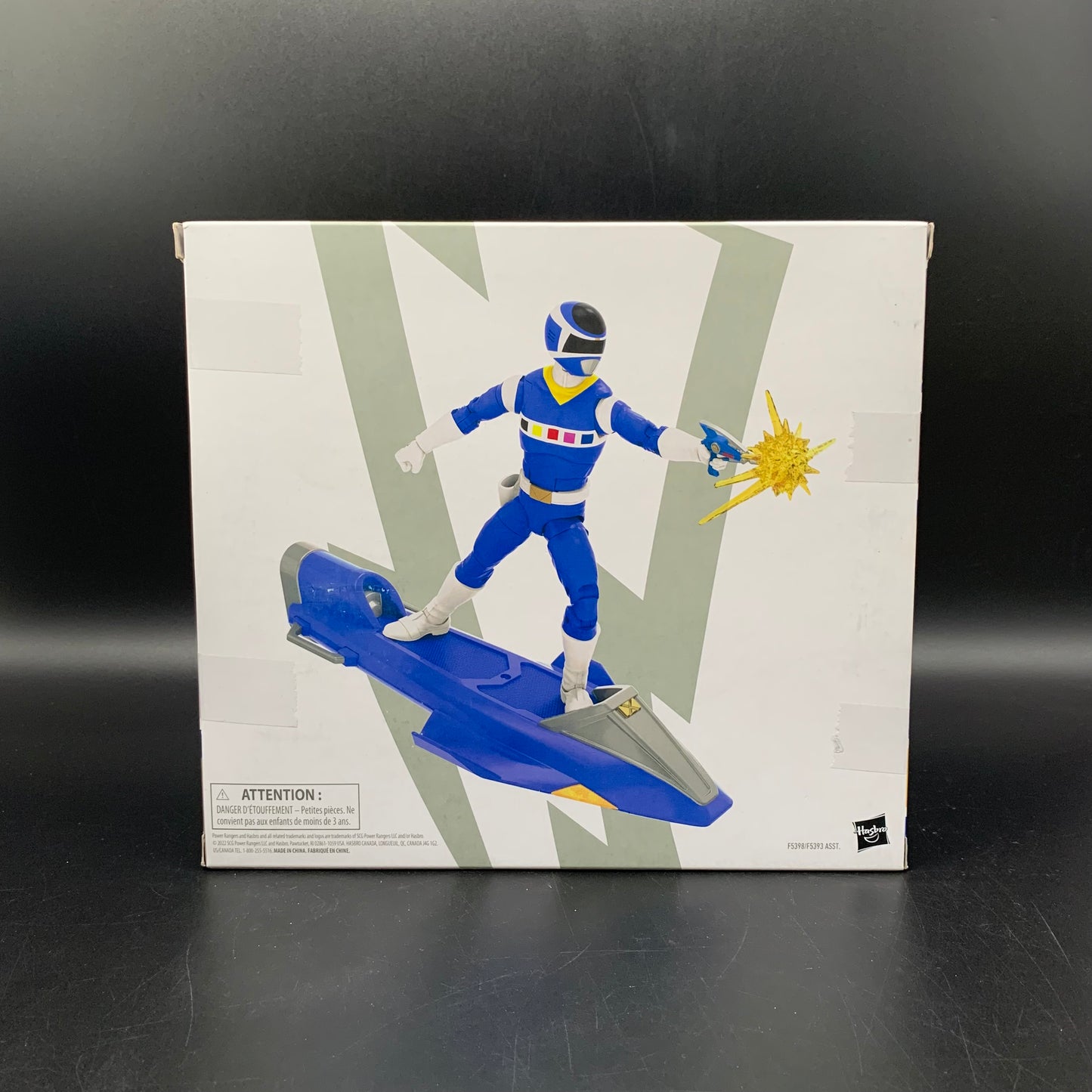 (IN STOCK) Power Rangers Lightning Collection In Space Blue Ranger with Galaxy Glider Action Figure