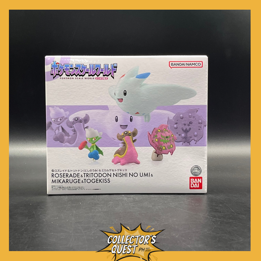 (IN STOCK) Pokemon Scale World Sinnoh Region Roserade, Gastrodon, Spiritomb & Togekiss Set