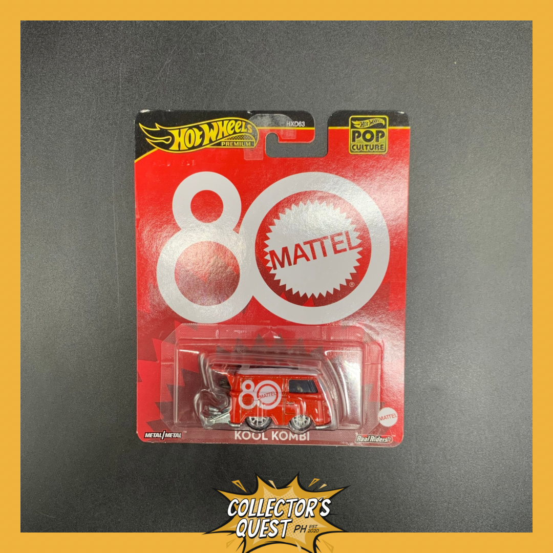 (IN STOCK) Hot Wheels Premium Mattel 80th Anniversary Volkswagen Kool Kombi