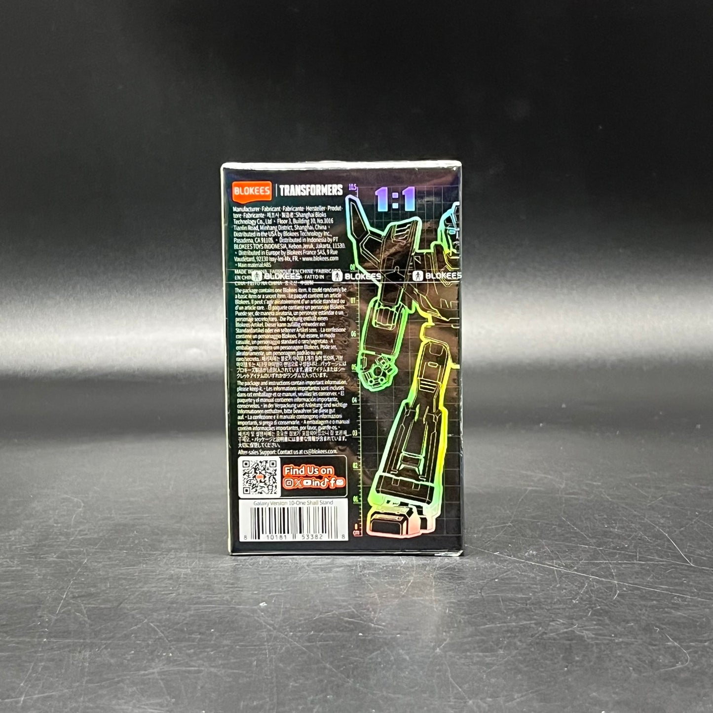 (IN STOCK) 71110 Blokees Transformers Galaxy Version 10 " One Shall Stand" Model Kit Blind Box