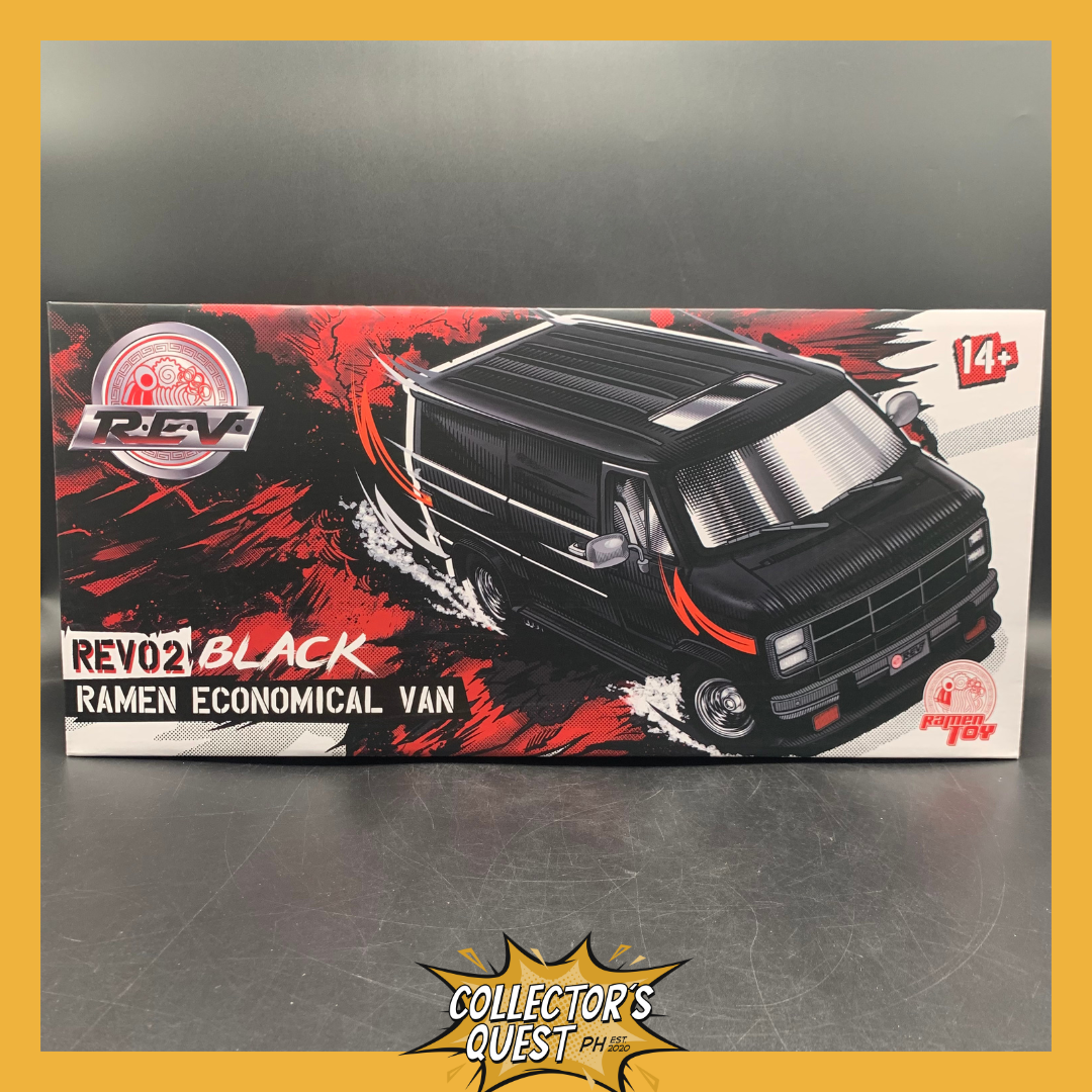 (IN STOCK) REV02 BLACK Ramen Racer REV-Ramen Economical Vans