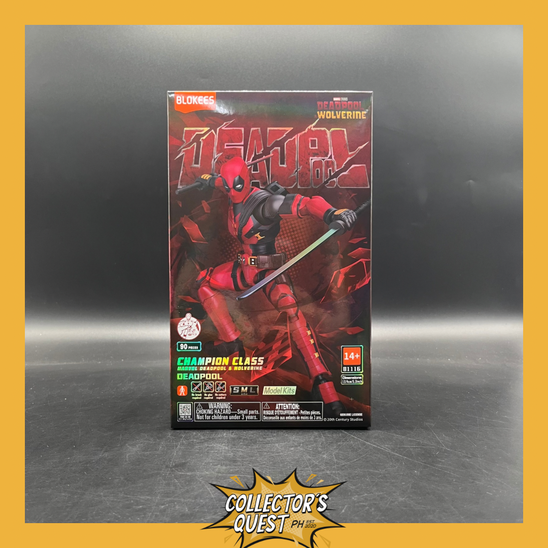 (IN STOCK) 81116 Blokees Marvel Heroes - Champion Class CC04 Deadpool Figure