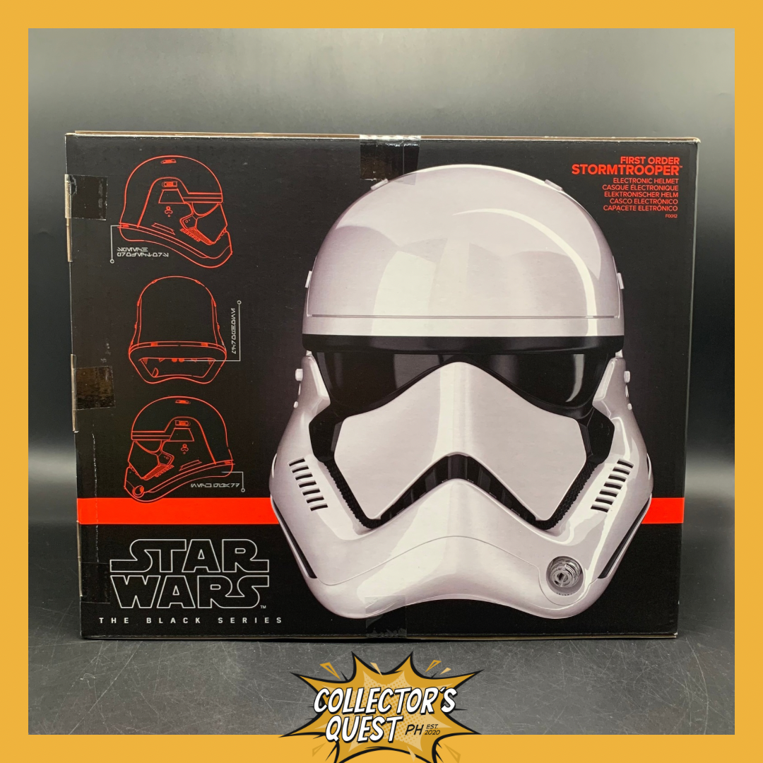 (IN STOCK) Star Wars Black Series The Last Jedi First Order Storm Trooper Premium Collectible Helmet