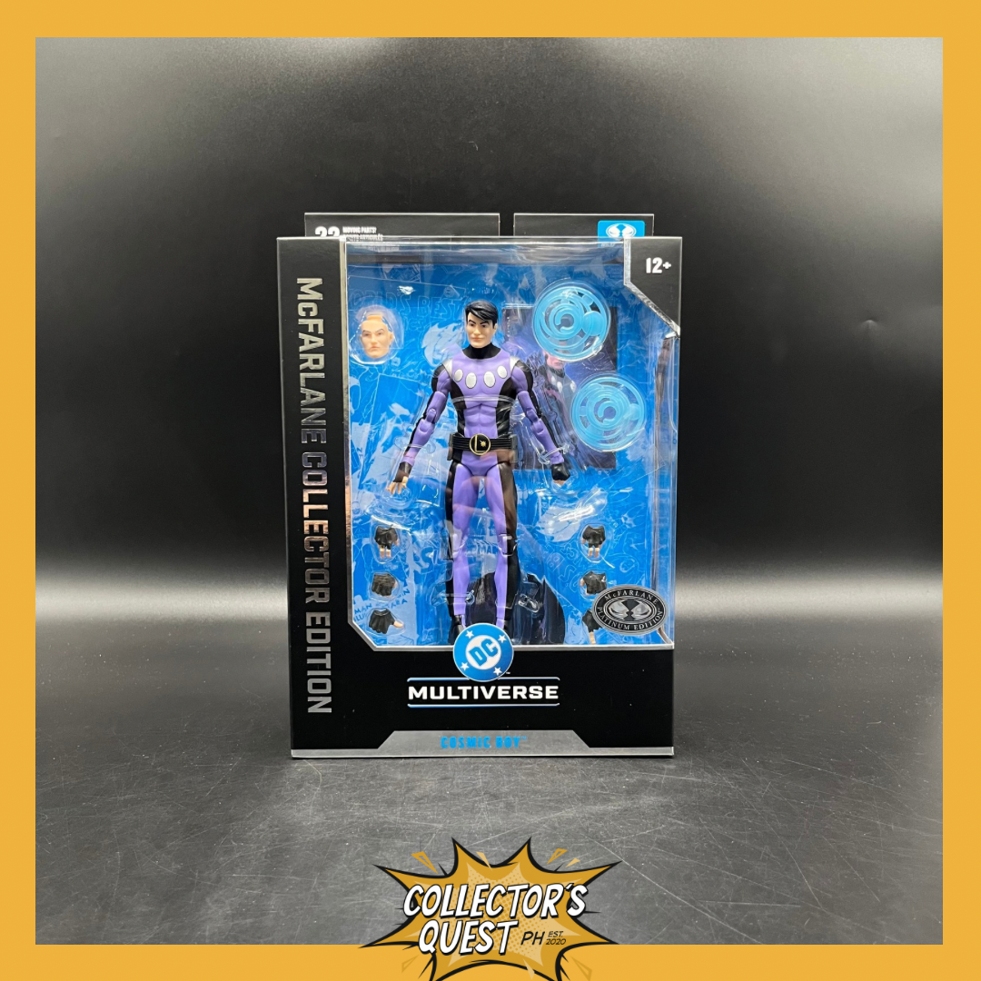 (IN STOCK) (PLATINUM) DC Mcfarlane Collector Edition 7IN WV13 - #51 Cosmic Boy (FINAL CRISIS) Action Figure