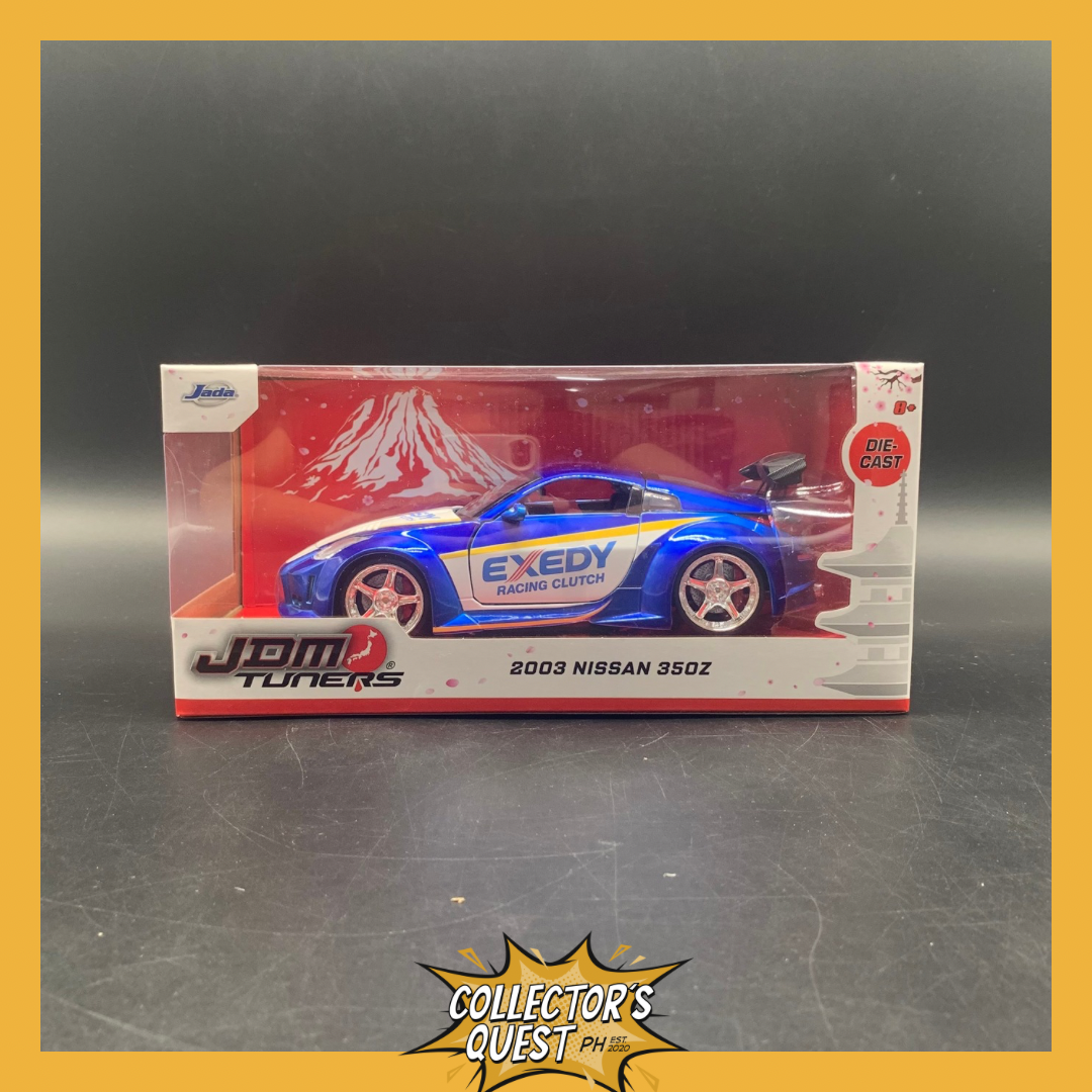 (IN STOCK) JADA TOYS 1:24 Scale JDM Tuners 2003 NISSAN 350Z-Candy Blue Diecast Vehicle
