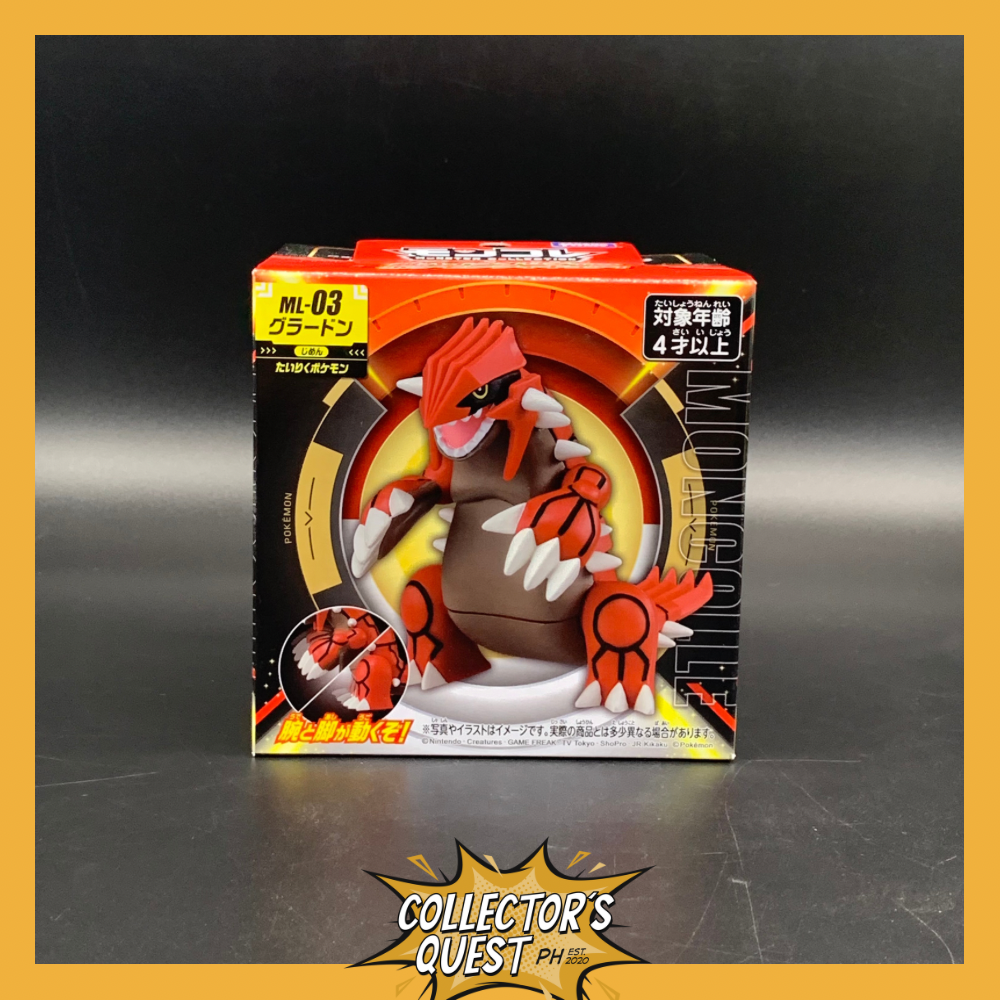 (IN STOCK) Takara Tomy Pokemon Moncolle ML-03 Groudon Figure