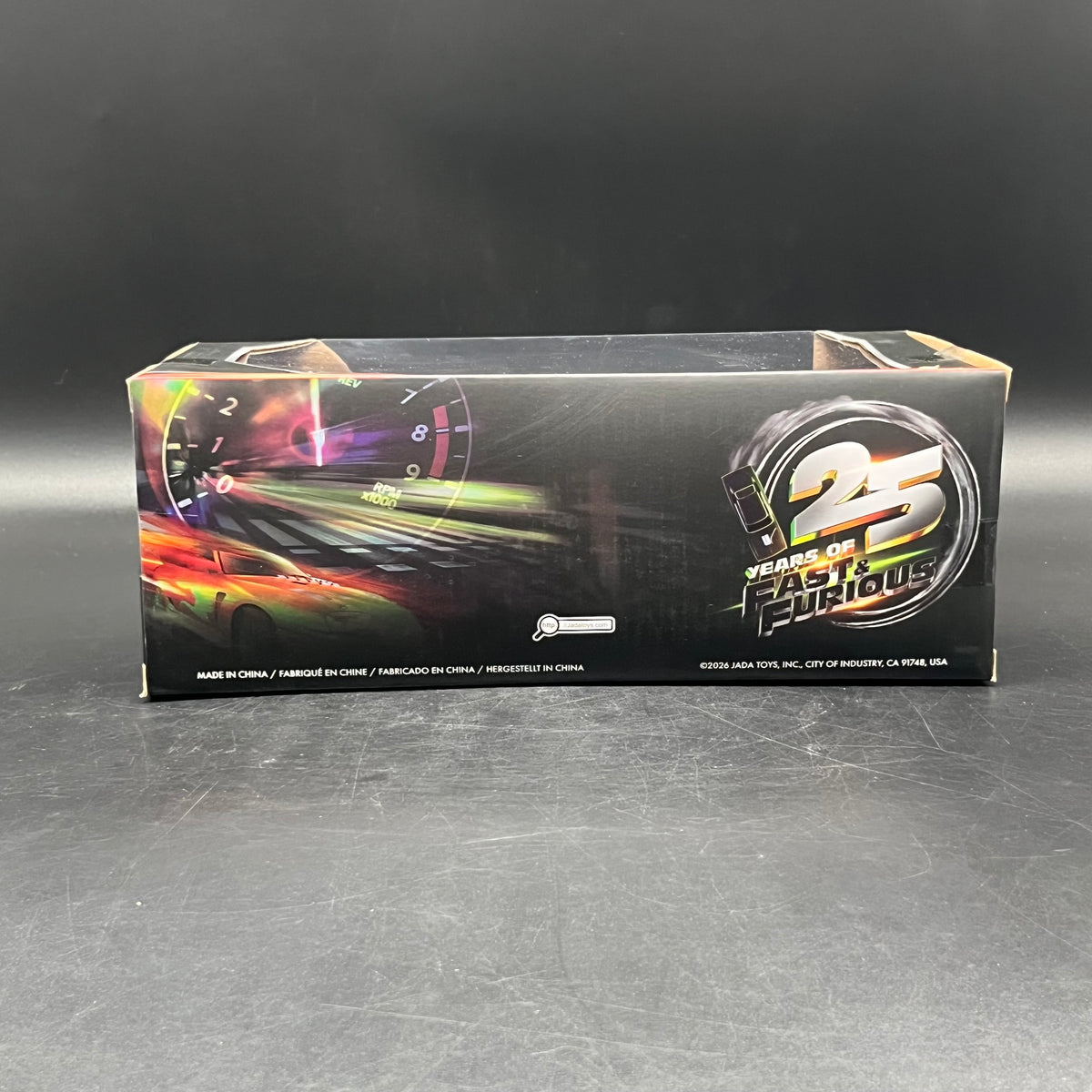 (IN STOCK) 35907 Jada Toys 1:24 Fast & Furious 1970 Dodge Charger Diecast Vehicle with Dom Toretto Figure (25th Anniversary)
