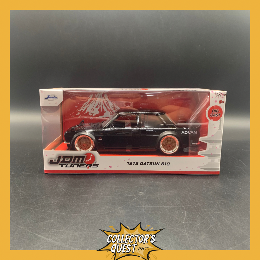 (IN STOCK) JADA TOYS 1:24 Scale JDM Tuners 1973 Datsun 510 Diecast Vehicle