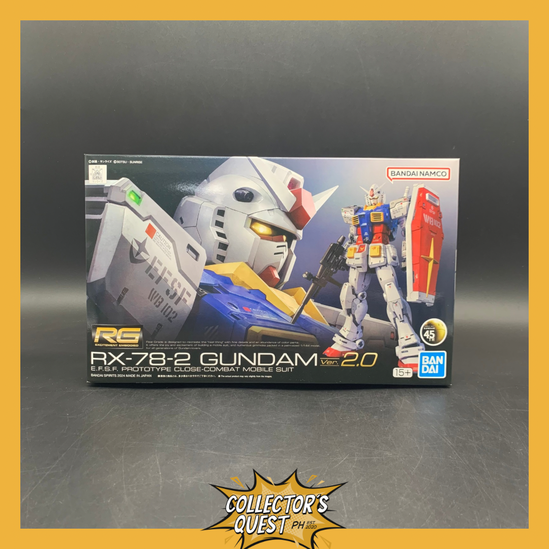 (IN STOCK) Gundam HG 1/144 Gundam RX-78-2 GUNDAM Ver. 2.0 Model Kit