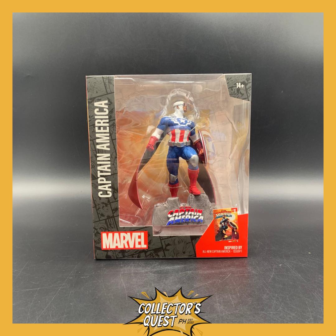 (IN STOCK) Mcfarlane Toys Marvel Collection 1/10 Scale Captain America (All-New Captain America #1) Posed Statue