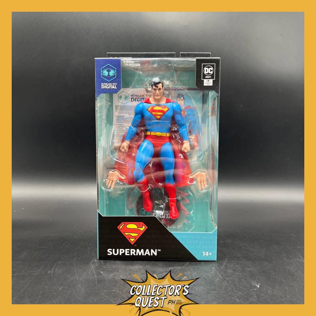 (IN STOCK) DC Mcfarlane Digital 7IN WV4 - Superman (Silver Age) Action Figure