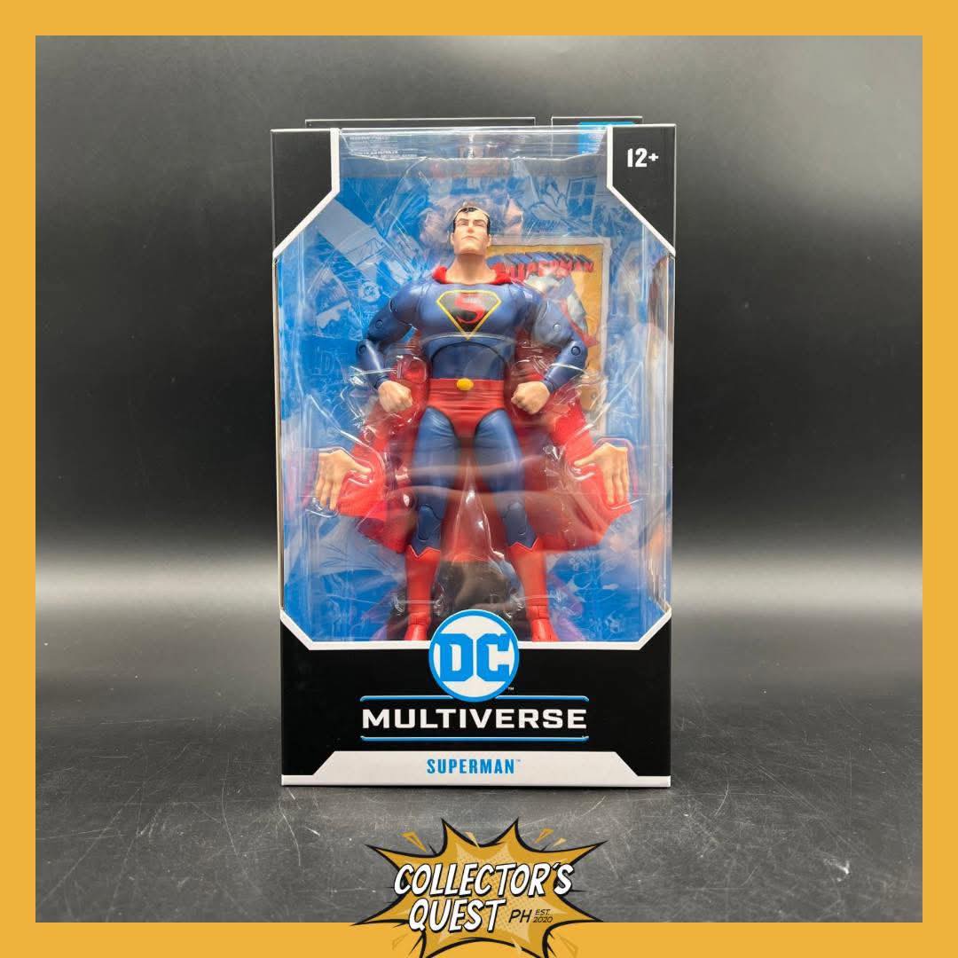(IN STOCK) Mcfarlane DC Multiverse 7in- Superman (Classic Animation 1940) Action Figure