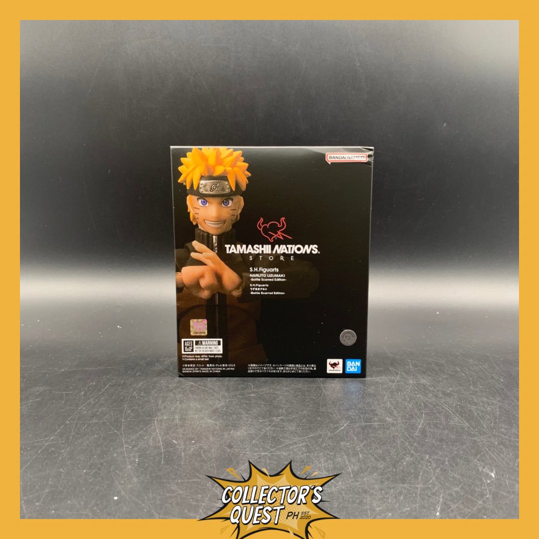 (IN STOCK) Bandai SHFiguarts Tamashii Nations Store Exclusive Naruto Uzumaki Best Selection Action Figure
