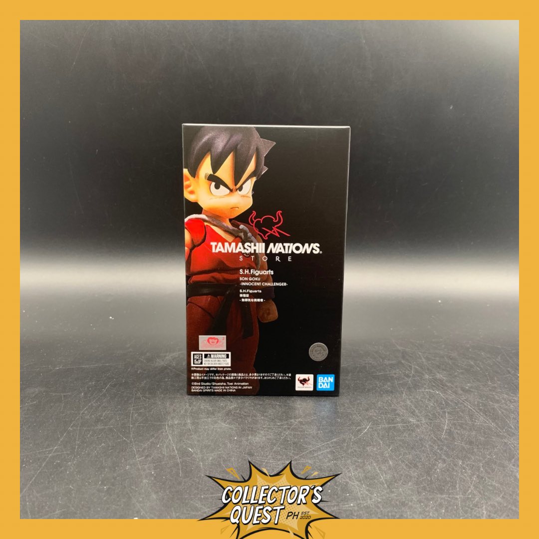 (IN STOCK) Bandai SHFiguarts Tamashii Nations Store Exclusive Dragon Ball Z SON GOKU-The Innocent Challenger Action Figure