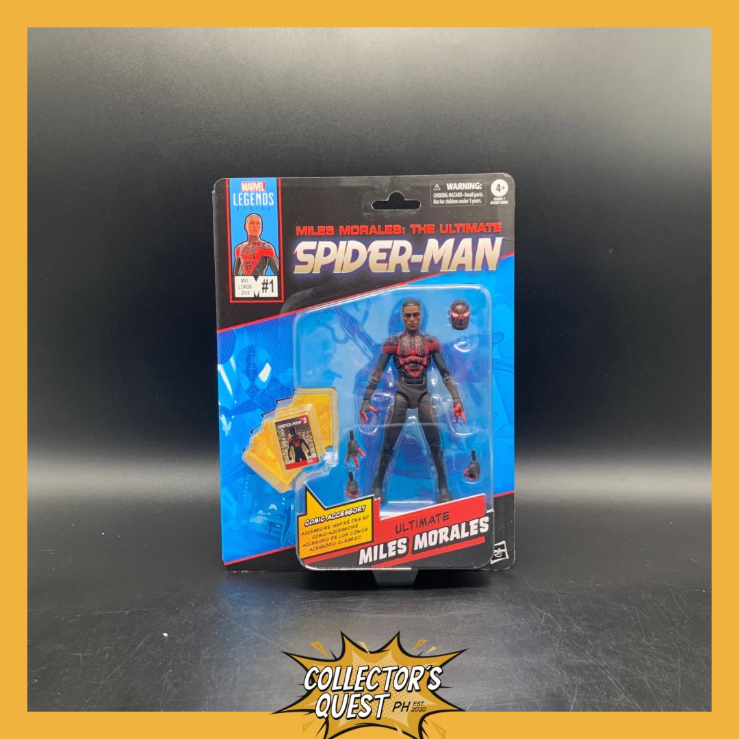 (IN STOCK) Marvel Legends Mini Comic Series Ultimate Miles Morales Figure