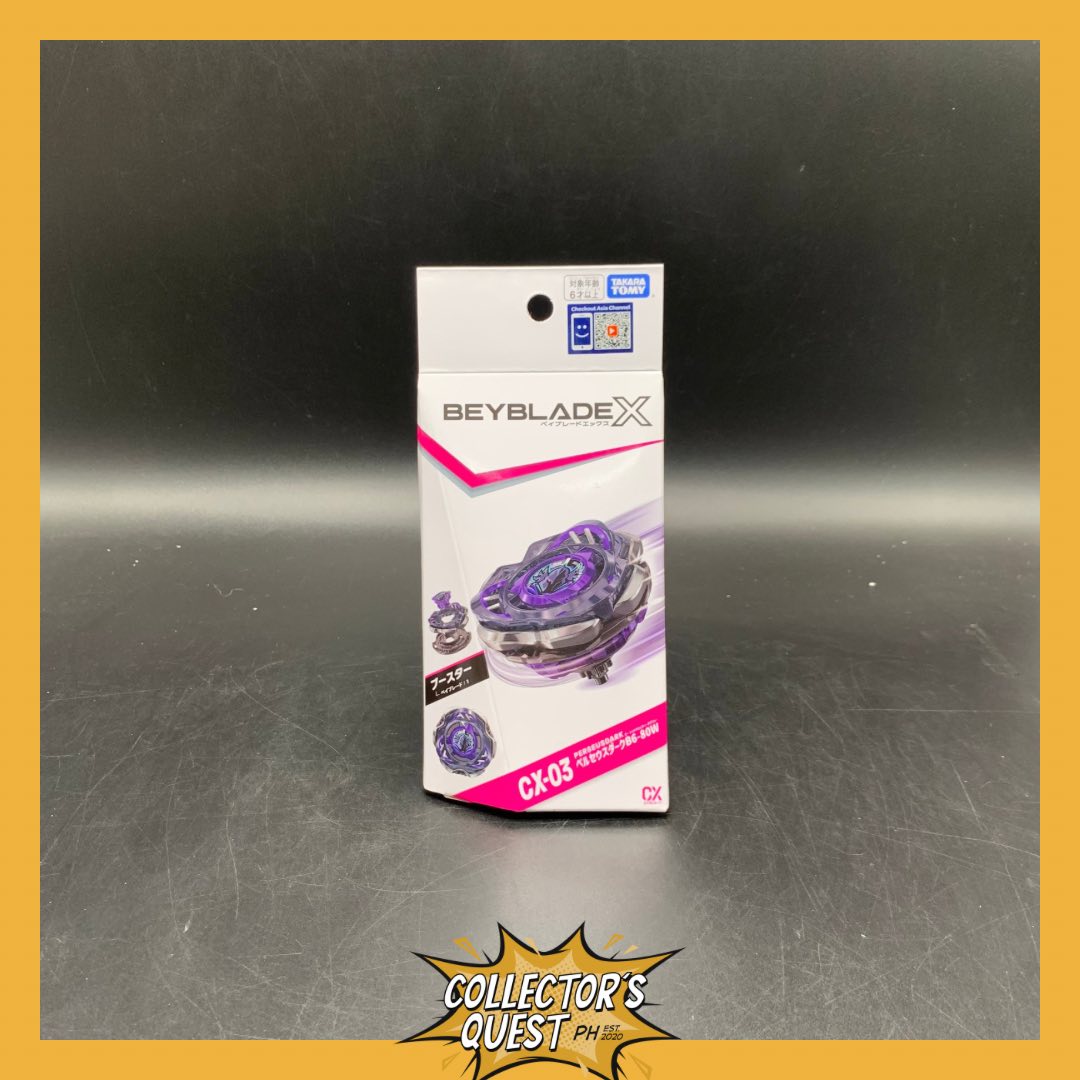 (IN STOCK) Beyblade X CX-03 Booster Perseus Dark B6-80W