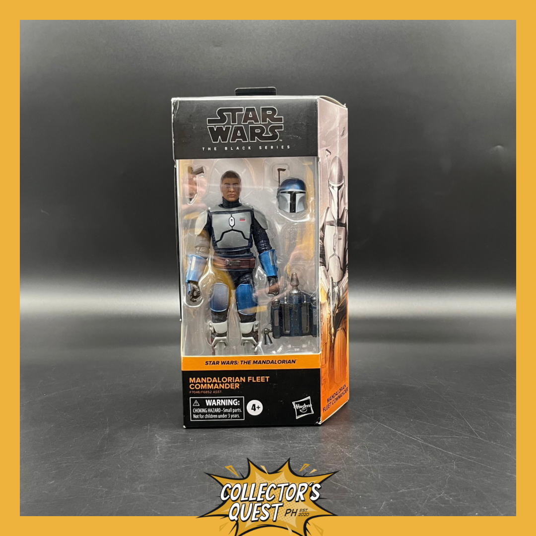 (IN STOCK) Star Wars The Black Series Mandalorian Fleet Commander Action Figure