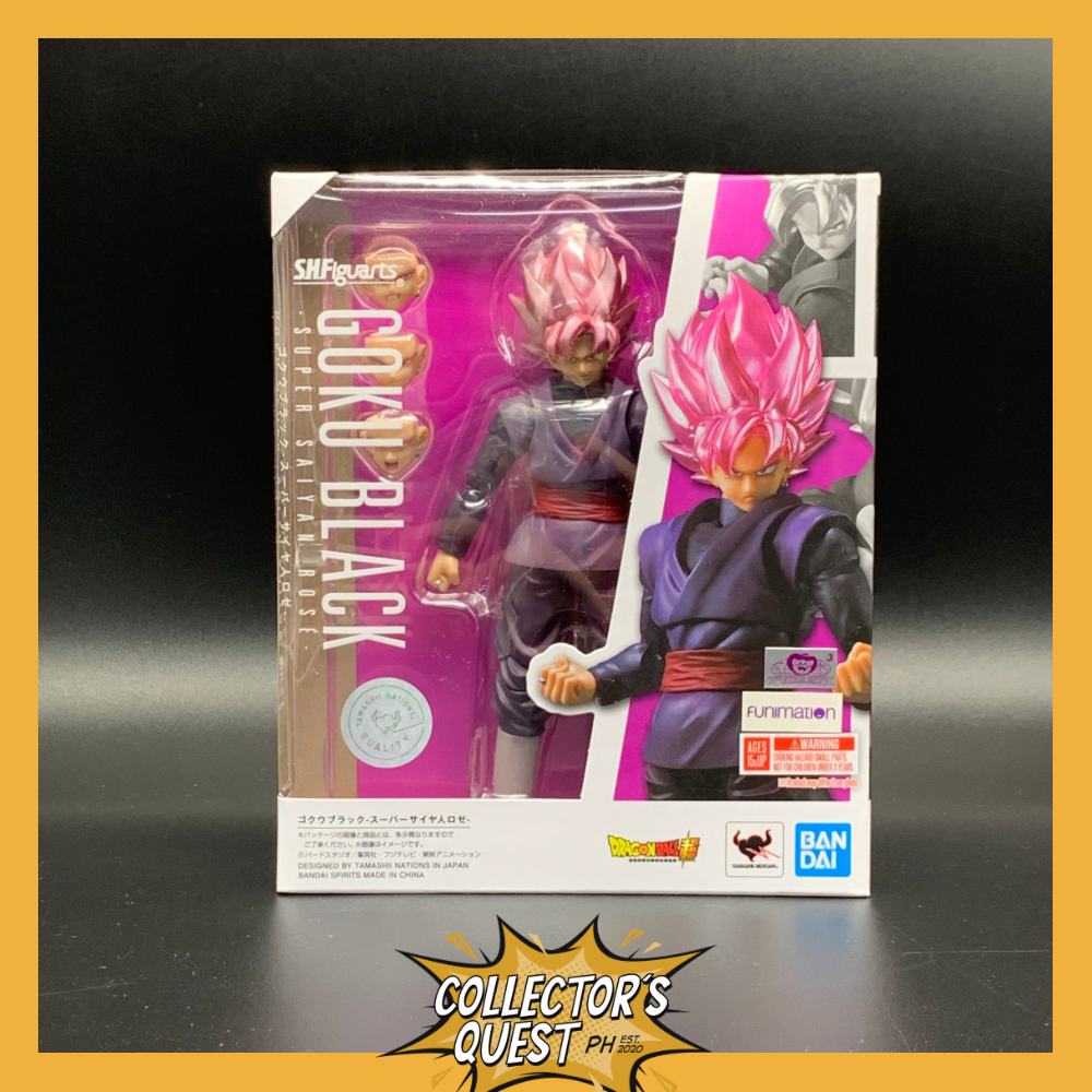 (IN STOCK) Bandai SHFiguarts Dragon Ball Z Goku Black Super Saiyan Rose Action Figure