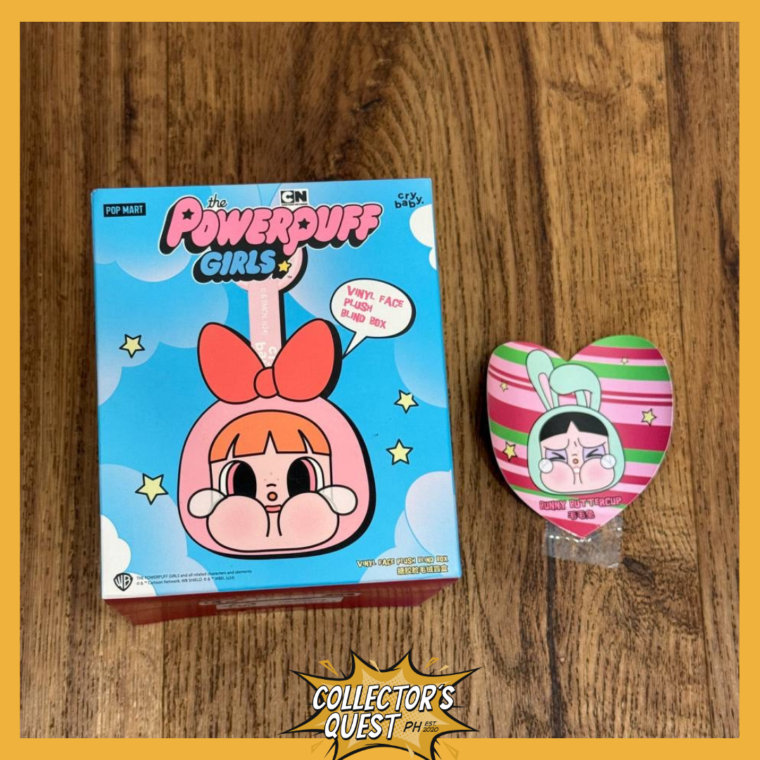 (IN STOCK)(SB) POPMART Crybaby x Powerpuff Girls Plush Pendant - Bunny Buttercup