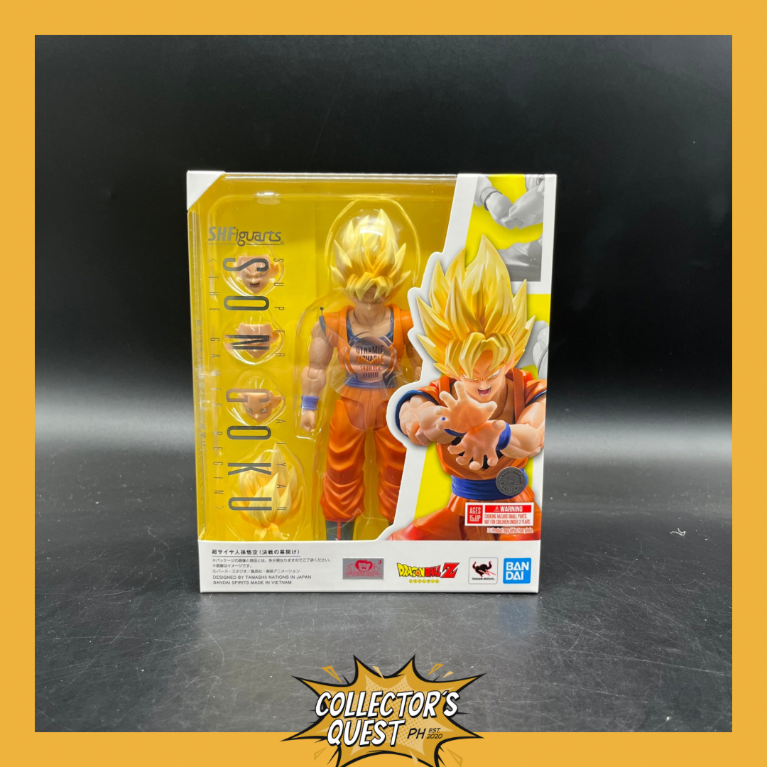 (IN STOCK) SHFiguarts Dragon Ball Z Super Saiyan Son Goku (The Games Begin) Action Figure