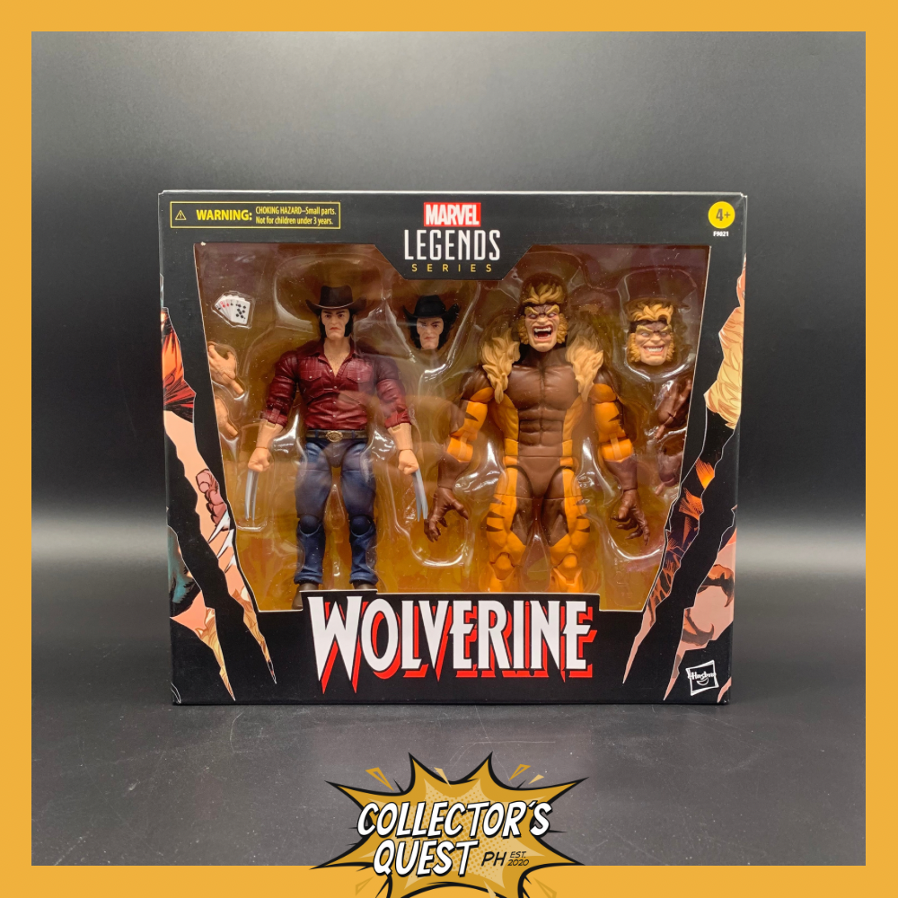 Marvel Legends Wolverine Marvel’s Logan & Sabretooth 2 Pack Figure