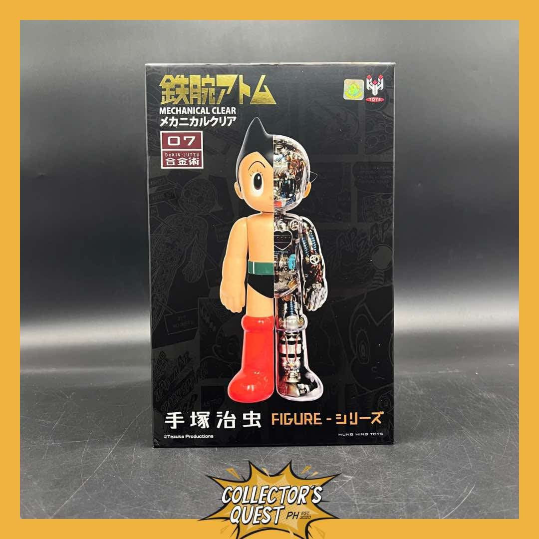 (IN STOCK) TZKA-007 Hung Hing Toys Astro Boy Collection Red Original Mechanical Clear Vinyl Figure
