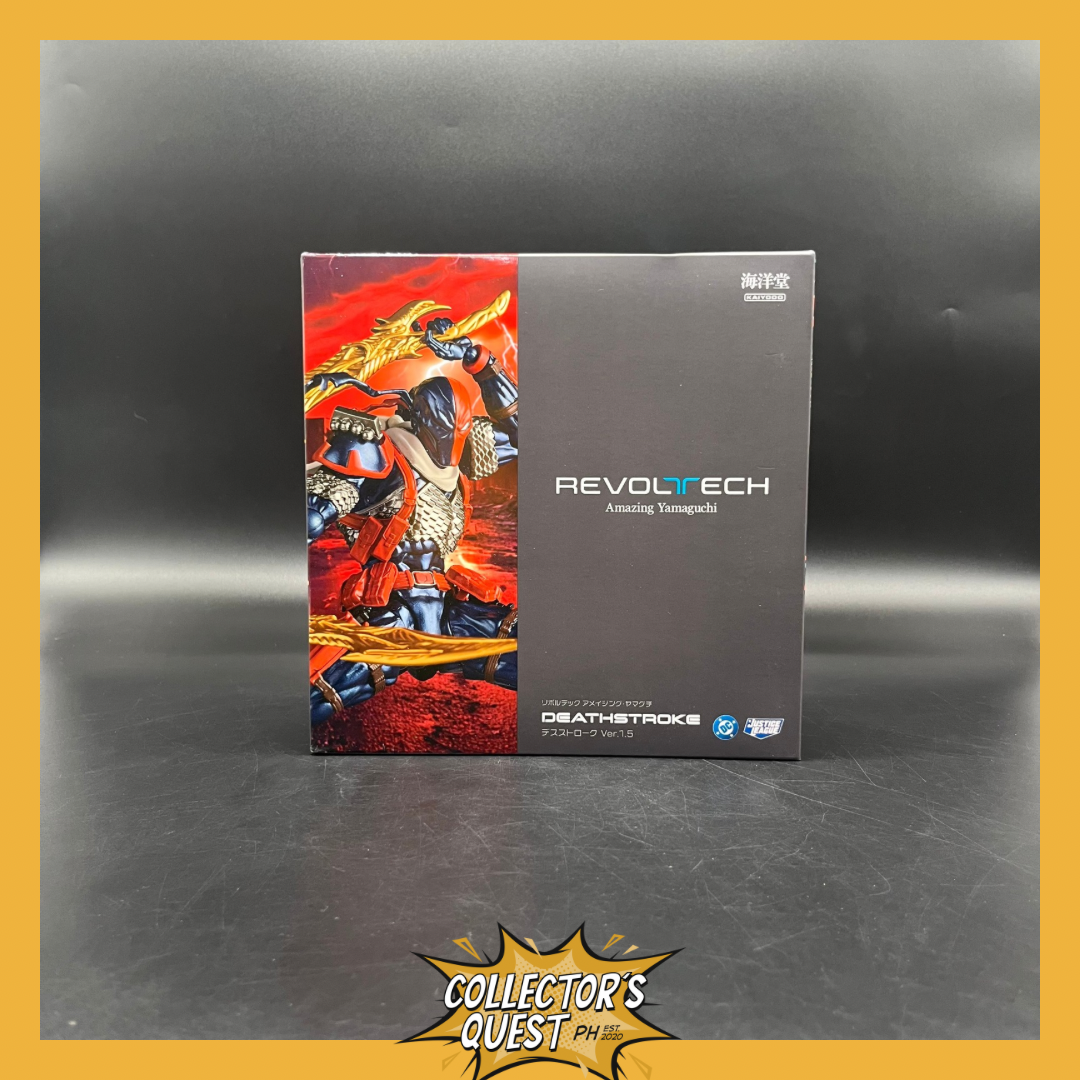 (IN STOCK) KAIYODO Revoltech Amazing Yamaguchi Slade Joseph Wilson Ver. 1.5 Deathstroke Action Figure