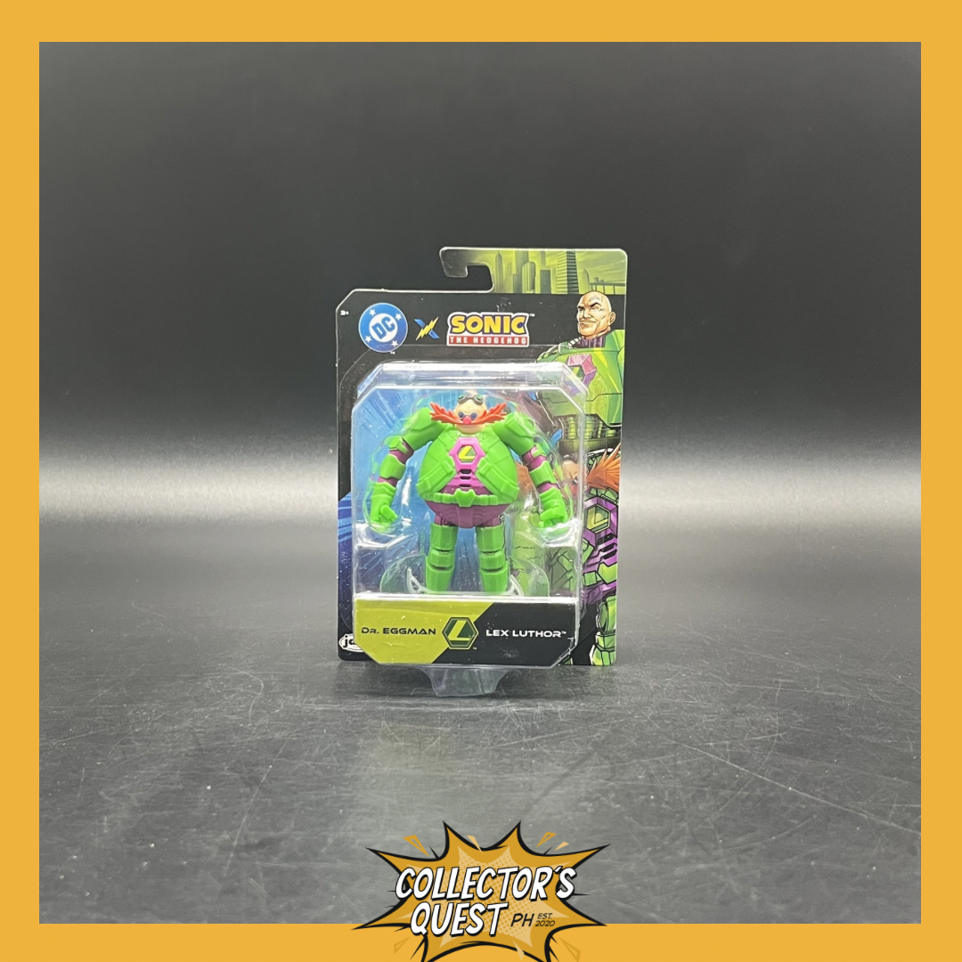 (IN STOCK) Jakks Pacific Sonic the Hedgehog x DC Comics Dr. Eggman as Lex Luthor 2.5 Inch Action Figure