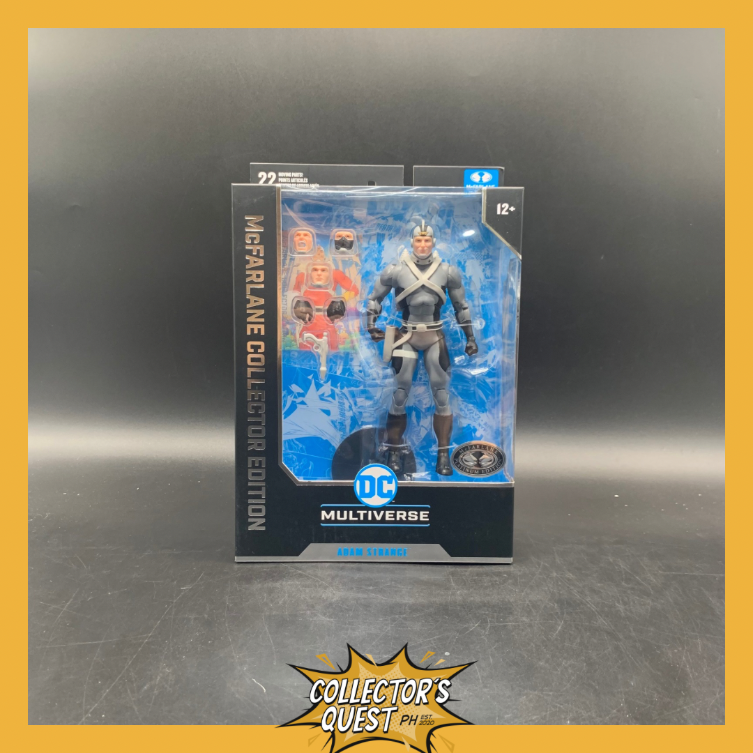 (IN STOCK) DC Mcfarlane Collector's Edition #33 Adam Strange (Strange Adventures)(Platinum) Action Figure
