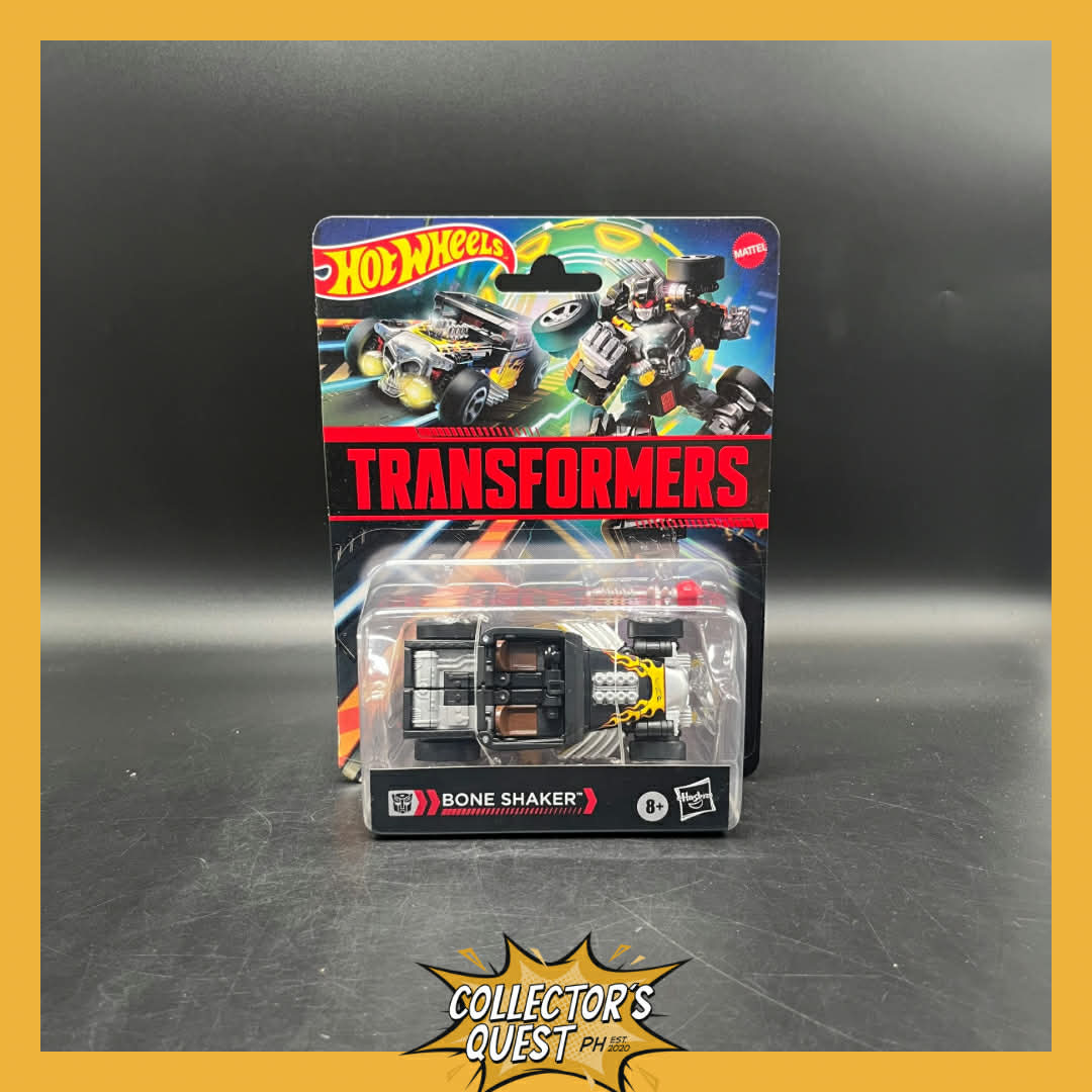 (IN STOCK) Transformers x Hot Wheels Collaboration Decepticon Bone Shaker Action Figure