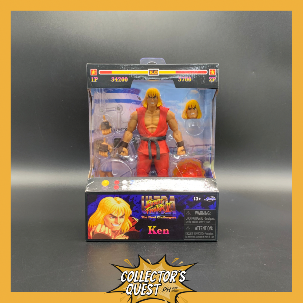 (IN STOCK) Jada Toys Street Fighter Wave 2 Ken Action Figure