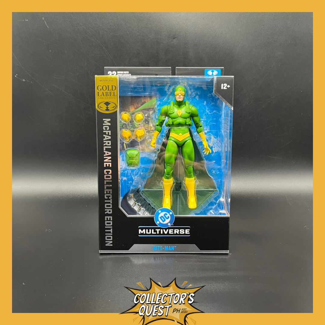 (IN STOCK) DC Mcfarlane Collector’s Edition #43 Kite Man (GOLD LABEL) Action Figure