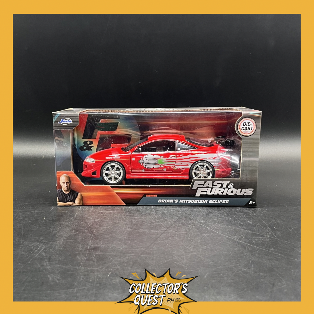 (IN STOCK) 36815 Jada Toys Fast & Furious 1995 Mitsubishi Eclipse 1:24 Scale Die-Cast Vehicle