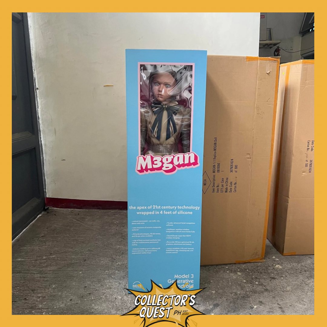 (IN STOCK) NECA 1/1 Scale M3GAN (MEGAN) Lifesize Replica Figure
