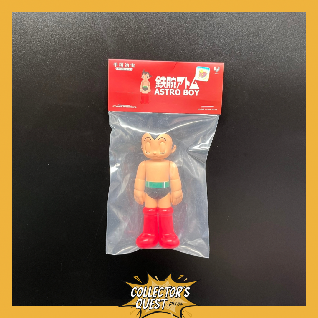 (IN STOCK) 4217 Hung Hing Toys Astro Boy Collection Special Edition Atom Standing Closed Eyes (RED CARDED) Vinyl Figure