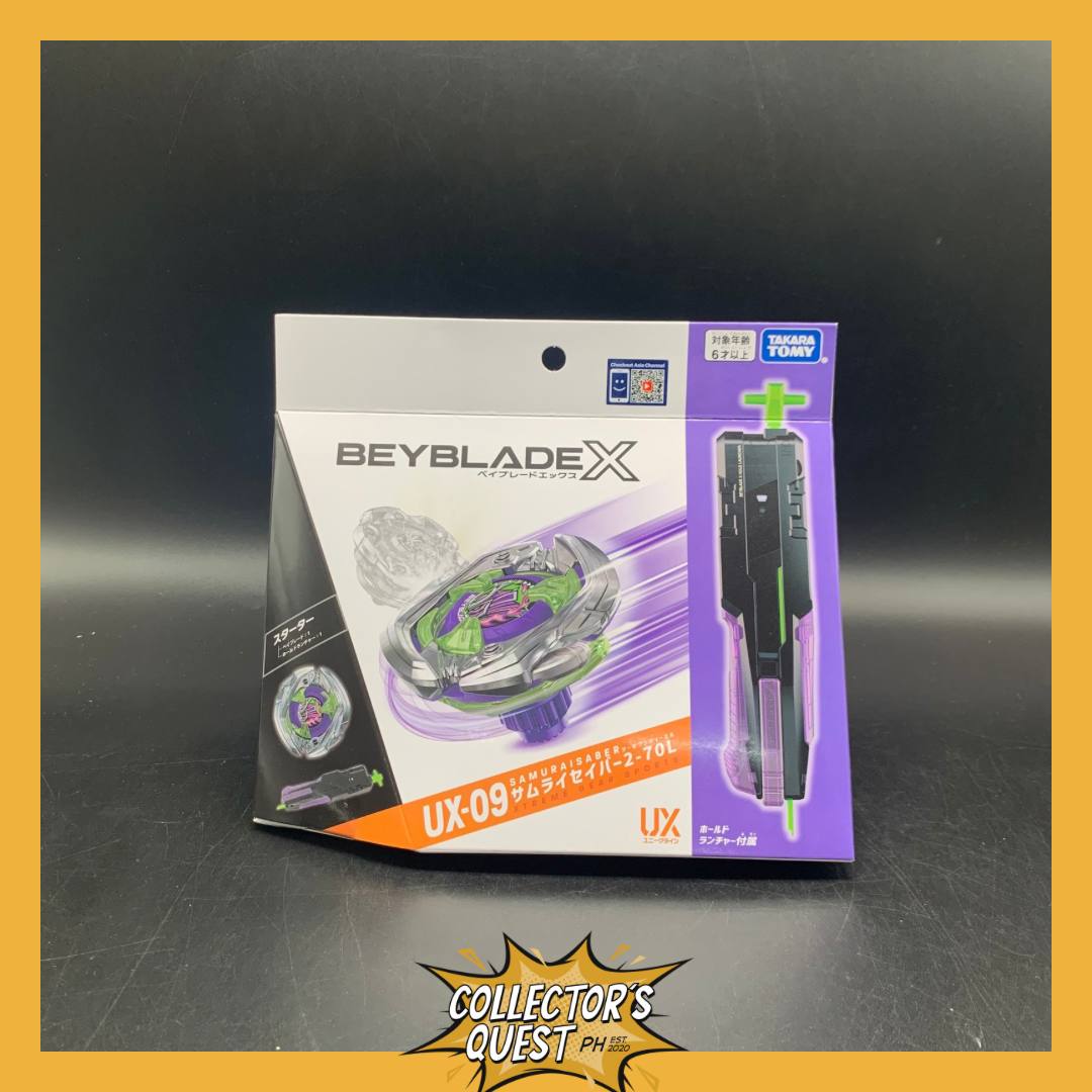 (IN STOCK) Beyblade X Starter UX-09 Samurai Saber 2-70L