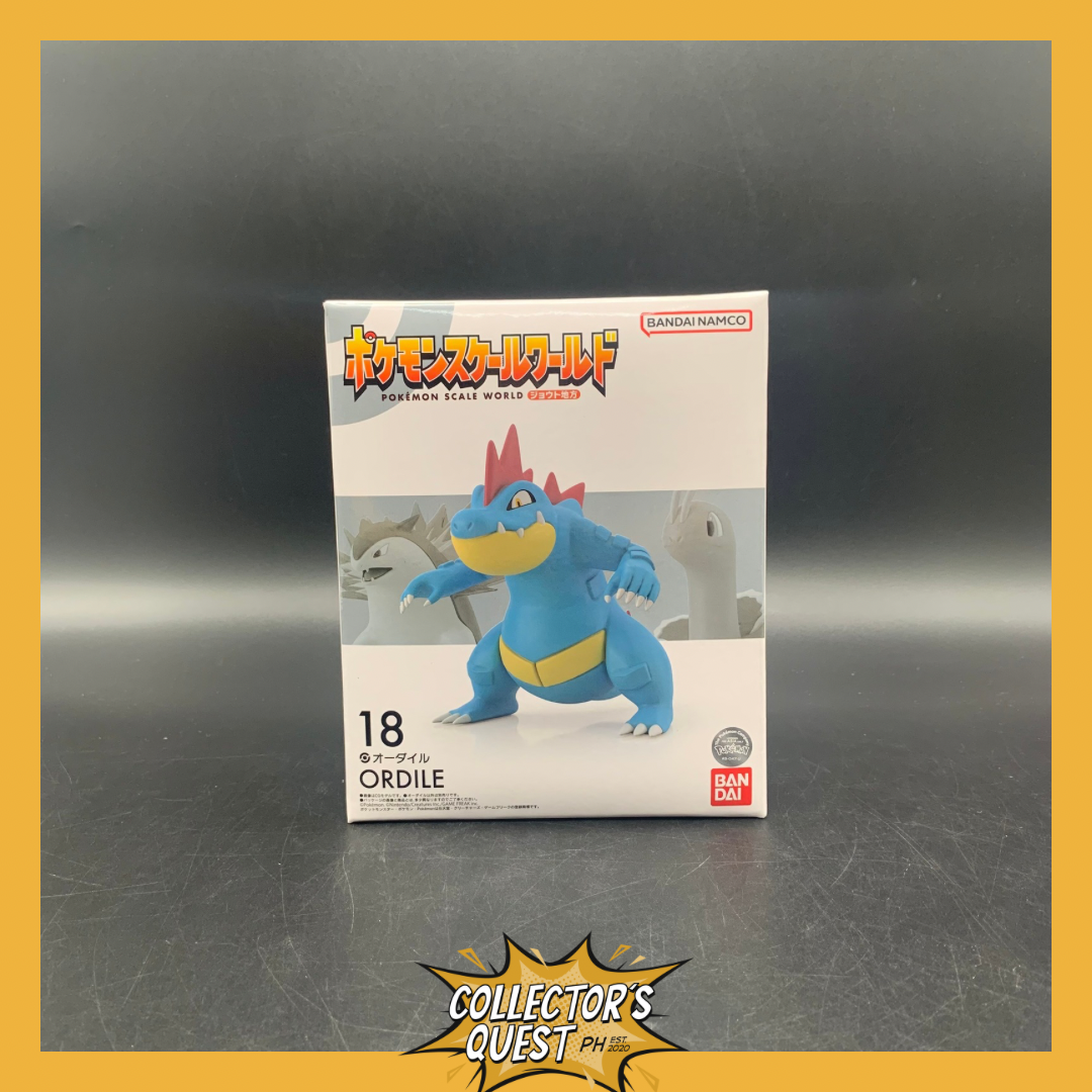 (IN STOCK) Pokemon Scale World Johto Region Feraligatr Figure