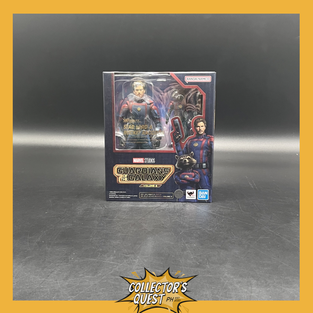 (IN STOCK)(REVIEW UNIT) Bandai Tamashii Nations SHFiguarts Guardians of the Galaxy Volume 3 Starlord & Rocket Raccoon Action Figure