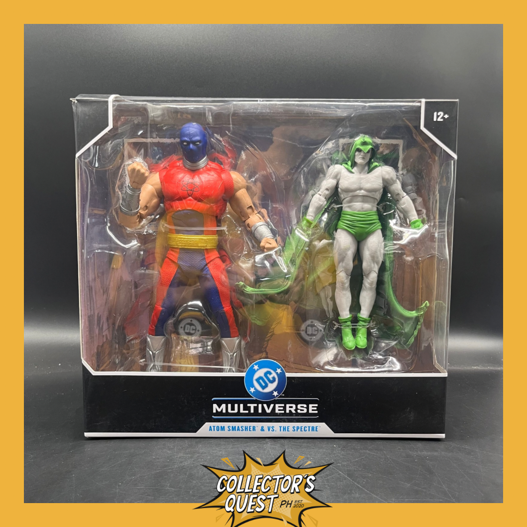 (IN STOCK) DC Multiverse Atom Smasher vs The Spectre 2 Pack Action Figures