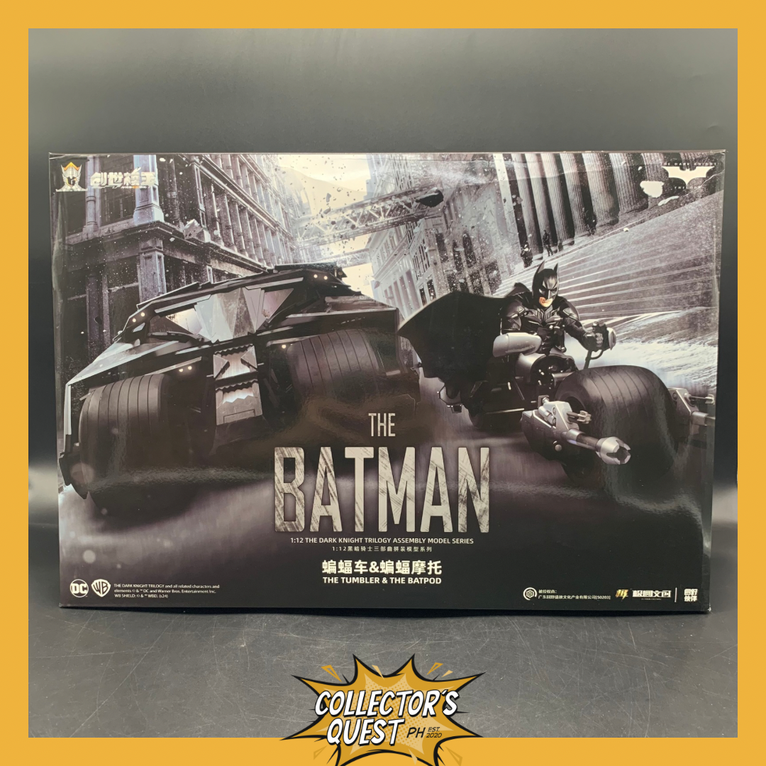 (IN STOCK) Modoking 1/12 Scale Tumbler & Batpod Model Kit