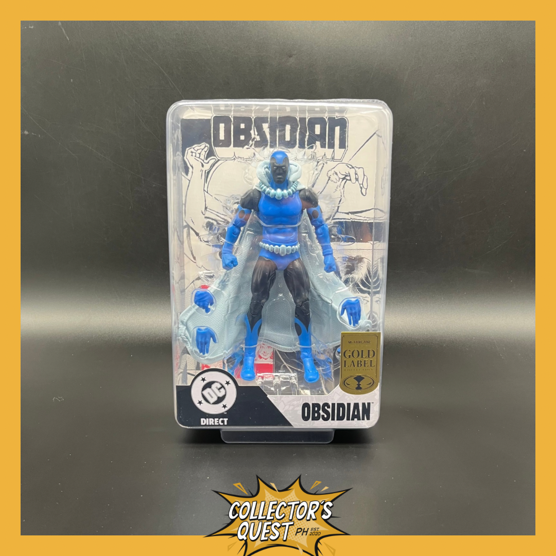 (IN STOCK) Mcfarlane DC Direct 7in Obsidian (Chase) Figure with Comic