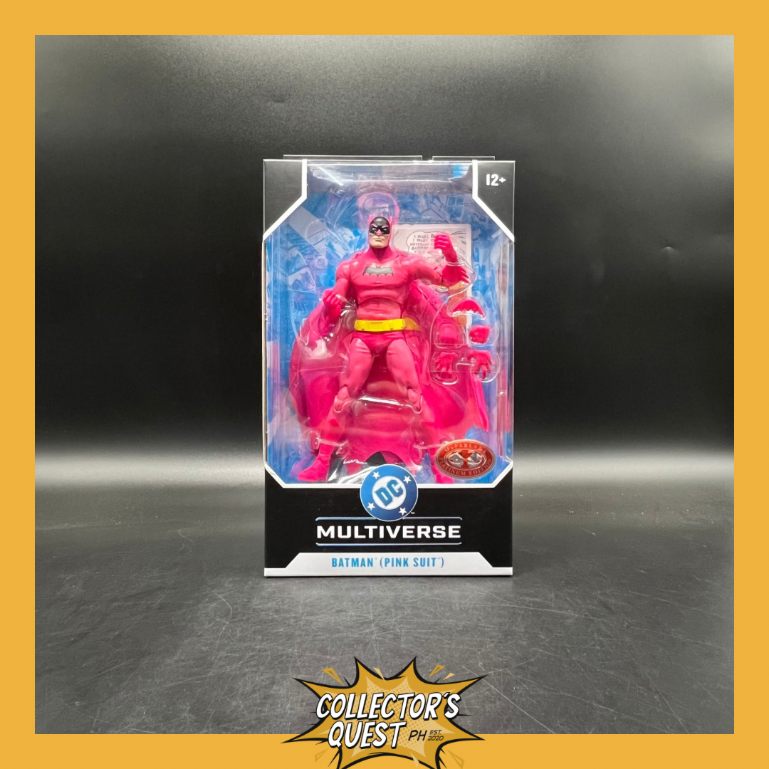 (IN STOCK) Mcfarlane DC Multiverse Pink Batman Platinum Edition Action Figure